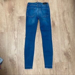 Zara high rise skinny jean